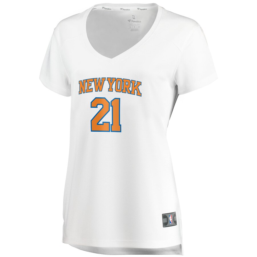 Damyean Dotson New York Knicks Fanatics Branded Women's Fast Break Replica Jersey White - Association Edition