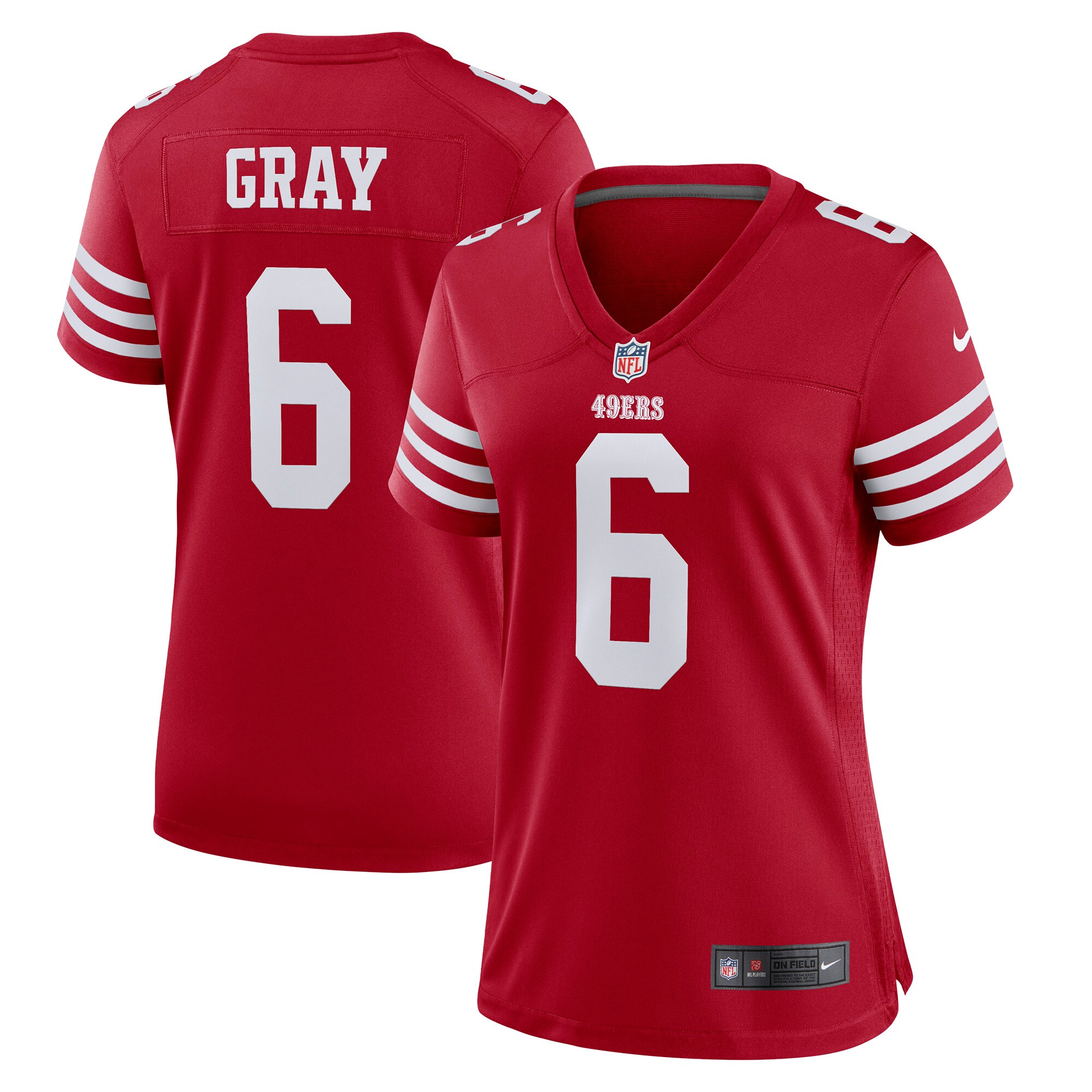 Danny Gray San Francisco  Nike Women's Game Player Jersey - Scarlet