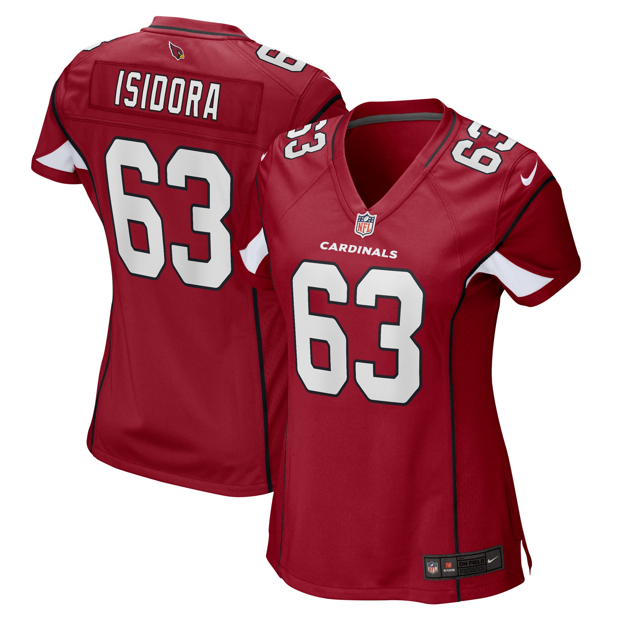 Danny Isidora Arizona Cardinals Nike Women's Game Player Jersey - Cardinal