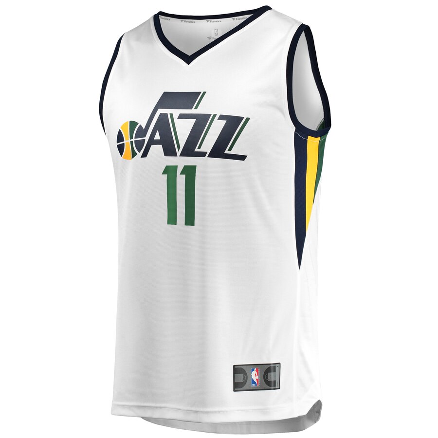 Dante Exum Utah Jazz Fanatics Branded Fast Break Player Jersey - Association Edition - White