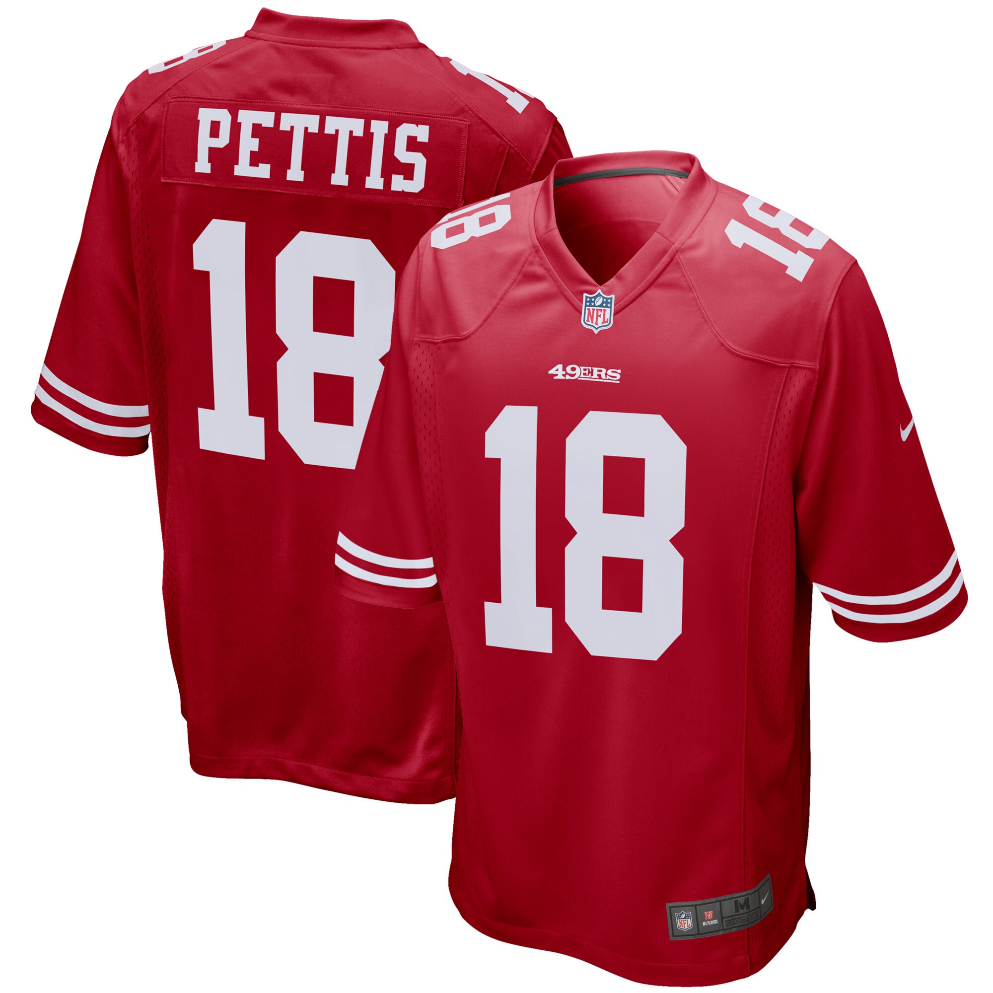Dante Pettis San Francisco  Nike Player Game Jersey - Scarlet
