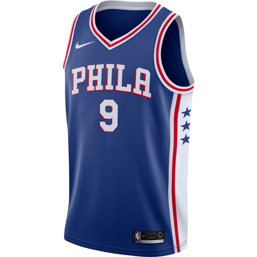 Dario Saric Philadelphia 76ers Nike Swingman Jersey Blue - Icon Edition