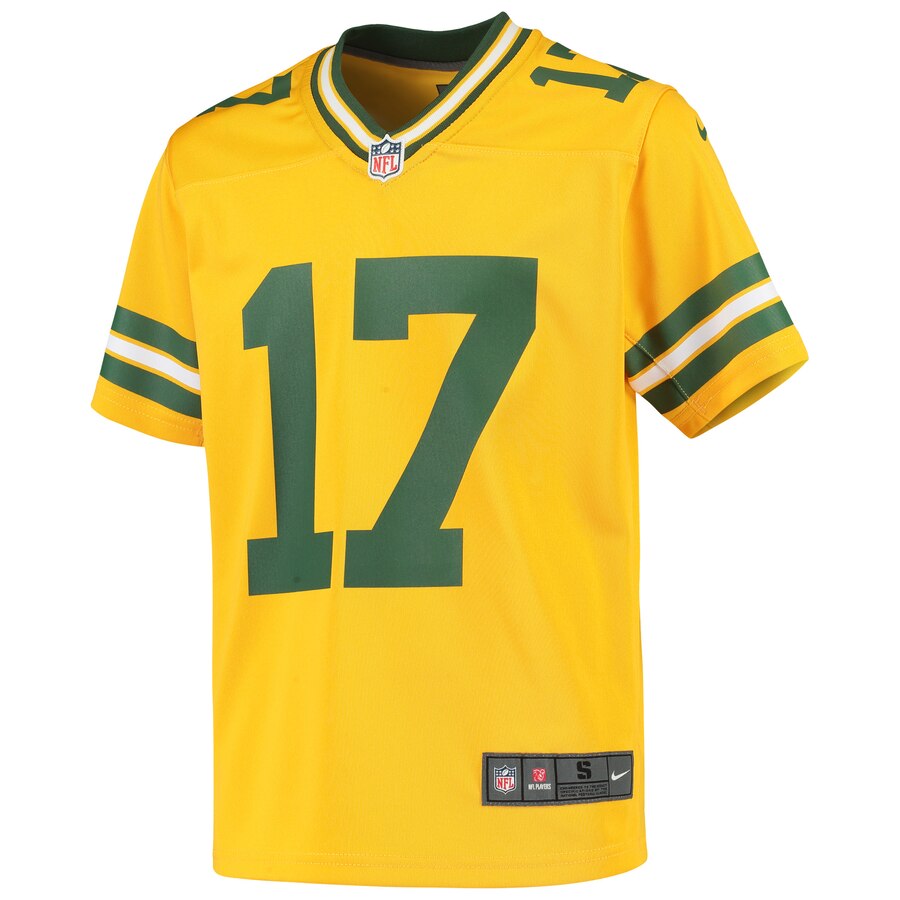 Davante Adams Green Bay Packers Nike Youth Inverted Game Jersey - Gold