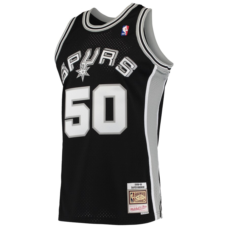 David Robinson San Antonio Spurs Mitchell & Ness Hardwood Classics 1998-99 Swingman Jersey - Black