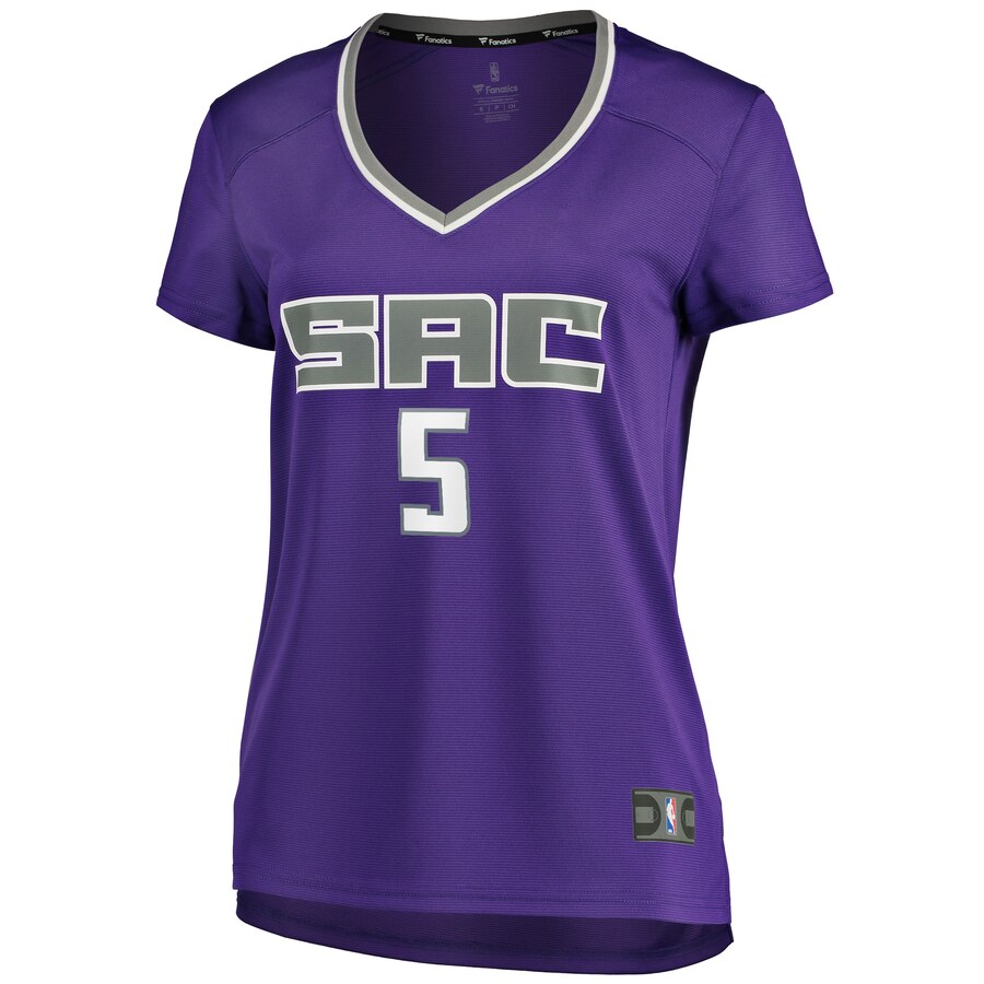 De'Aaron Fox Sacramento Kings Fanatics Branded Women's Fast Break Player Replica Jersey - Icon Edition - Purple