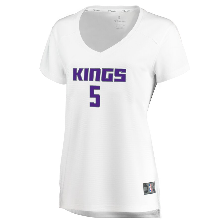 De'Aaron Fox Sacramento Kings Fanatics Branded Women's Fast Break Replica Jersey - Association Edition - White