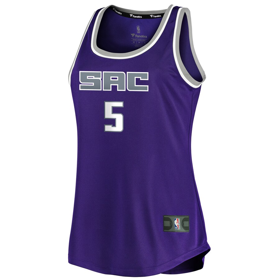 De'Aaron Fox Sacramento Kings Fanatics Branded Women's Fast Break Tank Jersey - Icon Edition - Purple