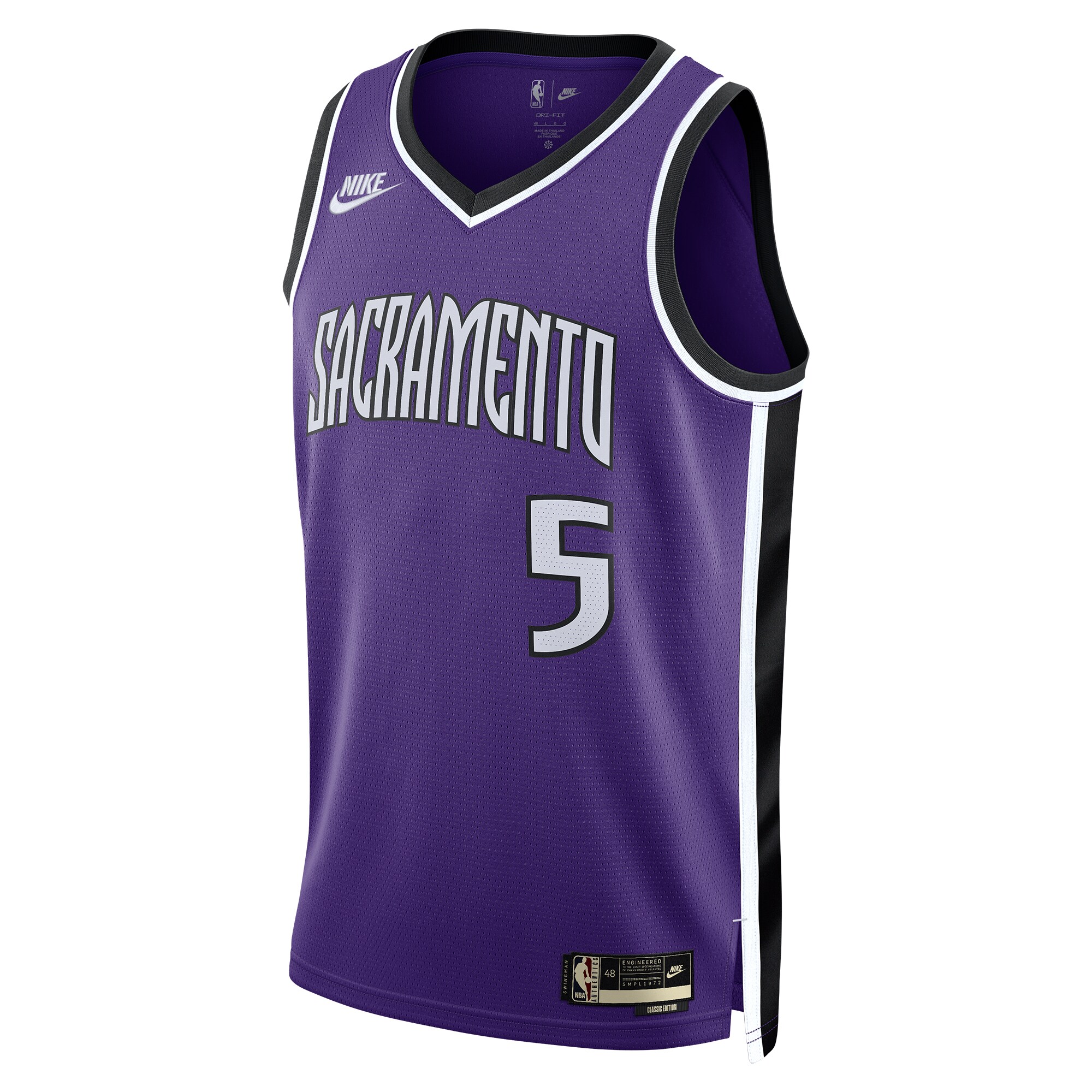 De'Aaron Fox Swingman Classic Jersey - Ultimate 2024/25 Fan Gear