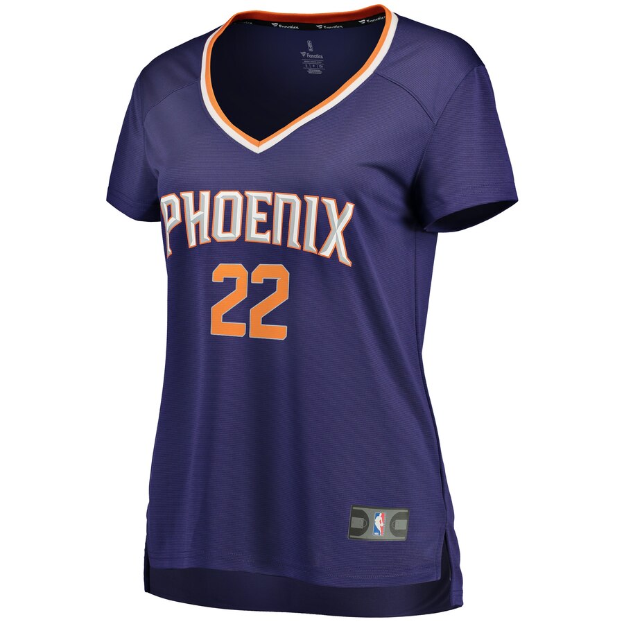 DeAndre Ayton Phoenix Suns Fanatics Branded Women's Fast Break Replica Jersey Purple - Icon Edition