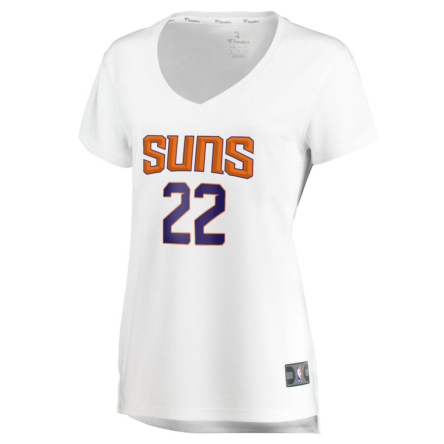 Deandre Ayton Phoenix Suns Fanatics Branded Women's Fast Break Replica Player Jersey - Association Edition - White