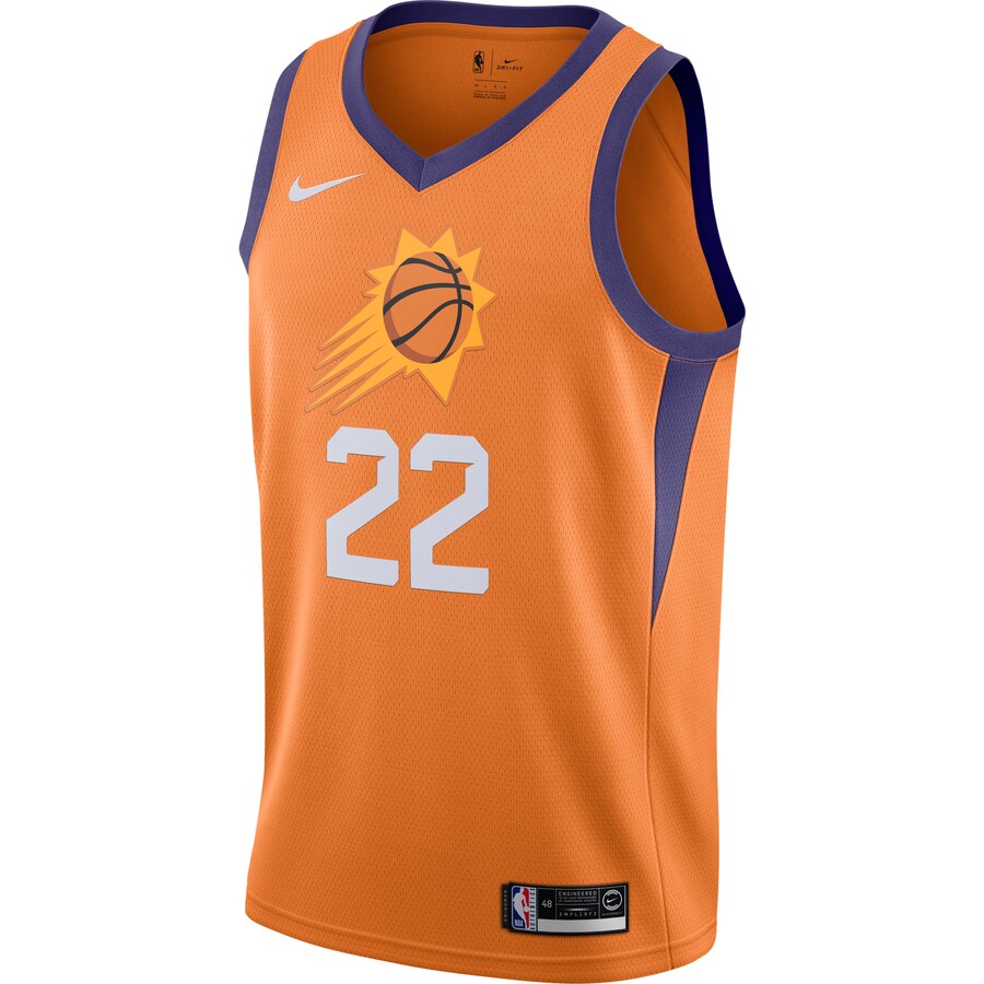 DeAndre Ayton Phoenix Suns Nike Finished Swingman Jersey Orange - Statement Edition