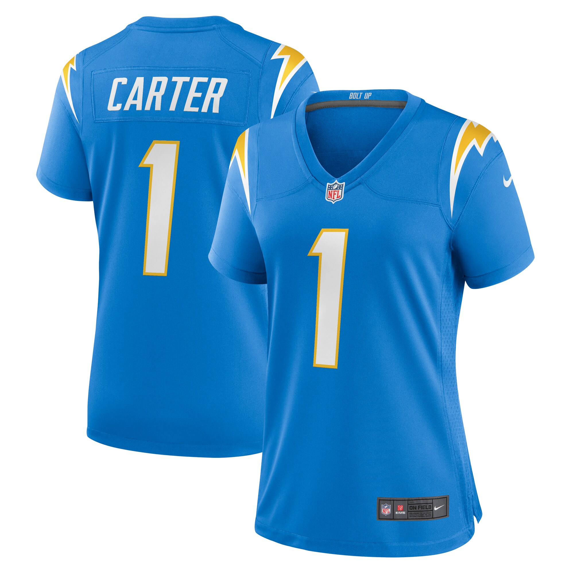 DeAndre Carter Los Angeles Chargers Nike Women's Home Game Player Jersey - Powder Blue