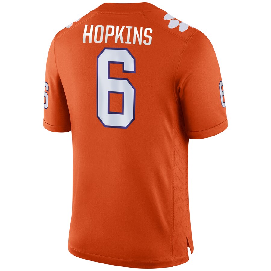 DeAndre Hopkins Clemson Tigers Game Jersey â€“ Orange 2019