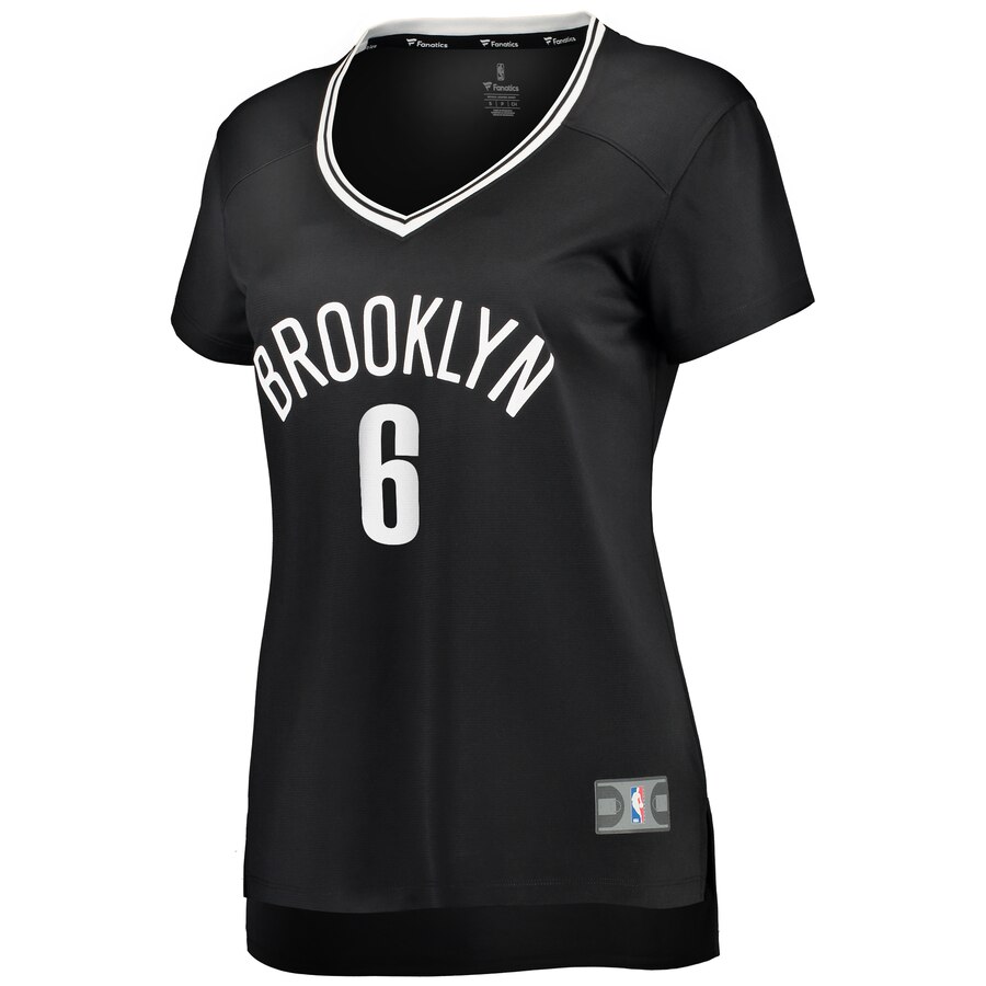 DeAndre Jordan Brooklyn Nets Fanatics Branded Women's Fast Break Replica Jersey Black - Icon Edition