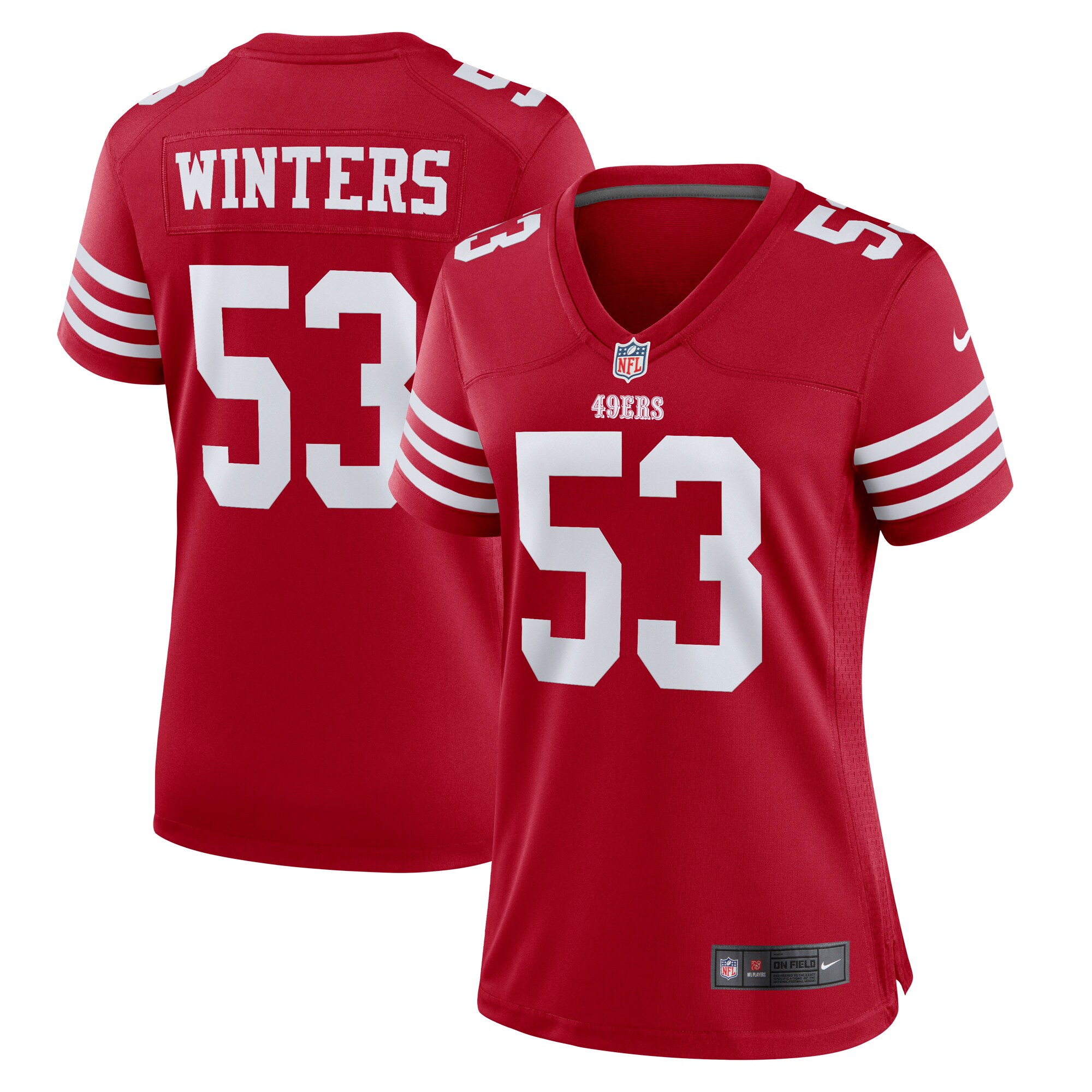 Dee Winters San Francisco  Nike Women's Team Game Jersey - Scarlet