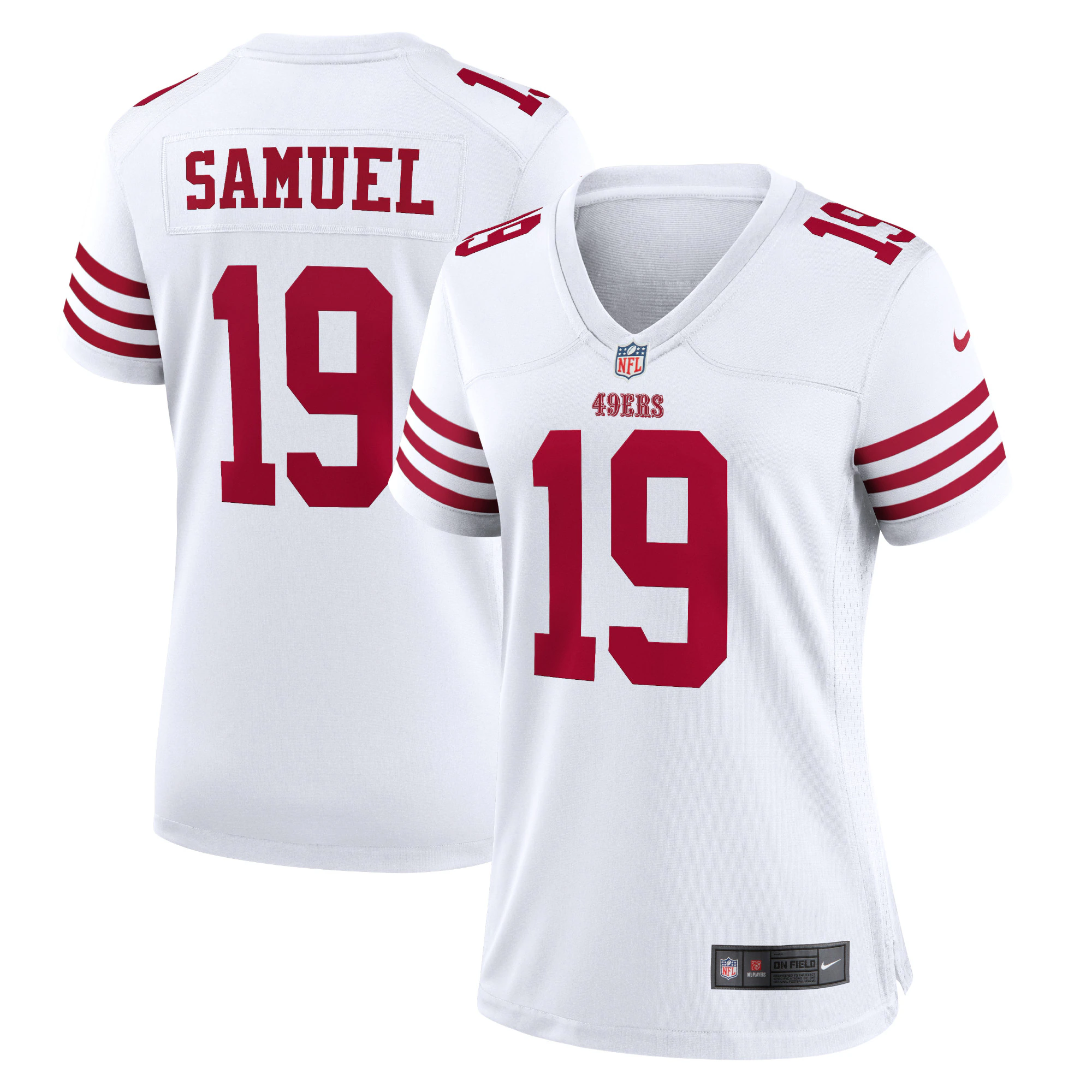 Deebo Samuel San Francisco  Nike Women's Player Game Jersey - White