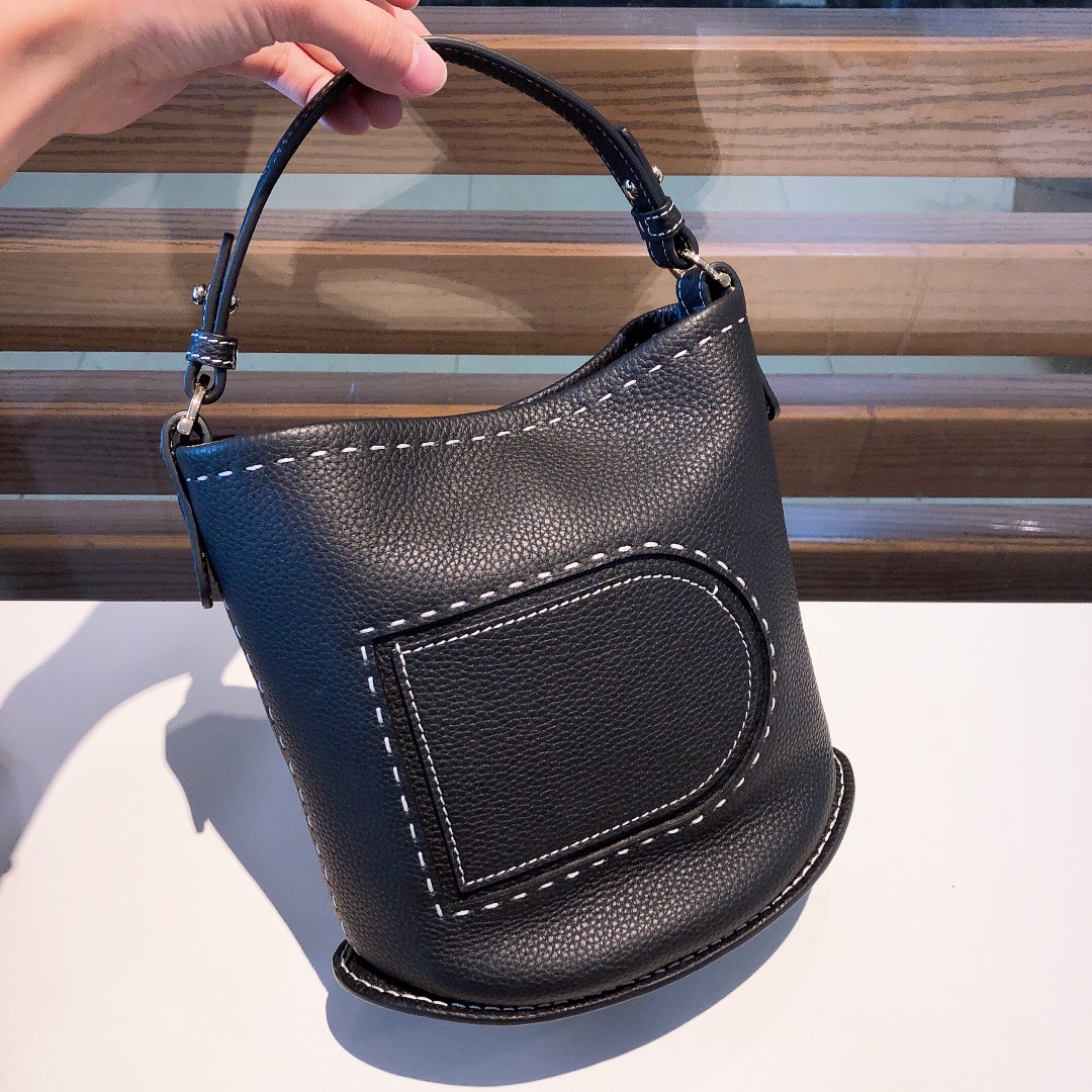 Delvaux Pin Mini Bucket Bag BLACK96313386 | eBay