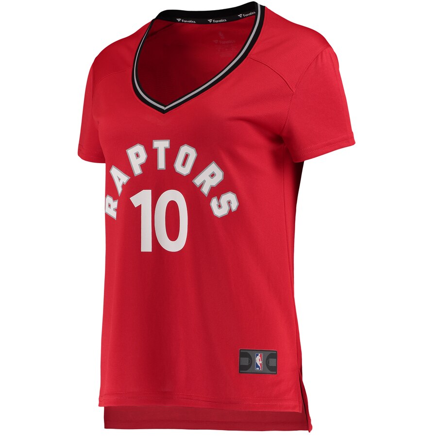 Fanatics DeMar DeRozan #10 Raptors Women's Red Jersey - Premium Icon Edition
