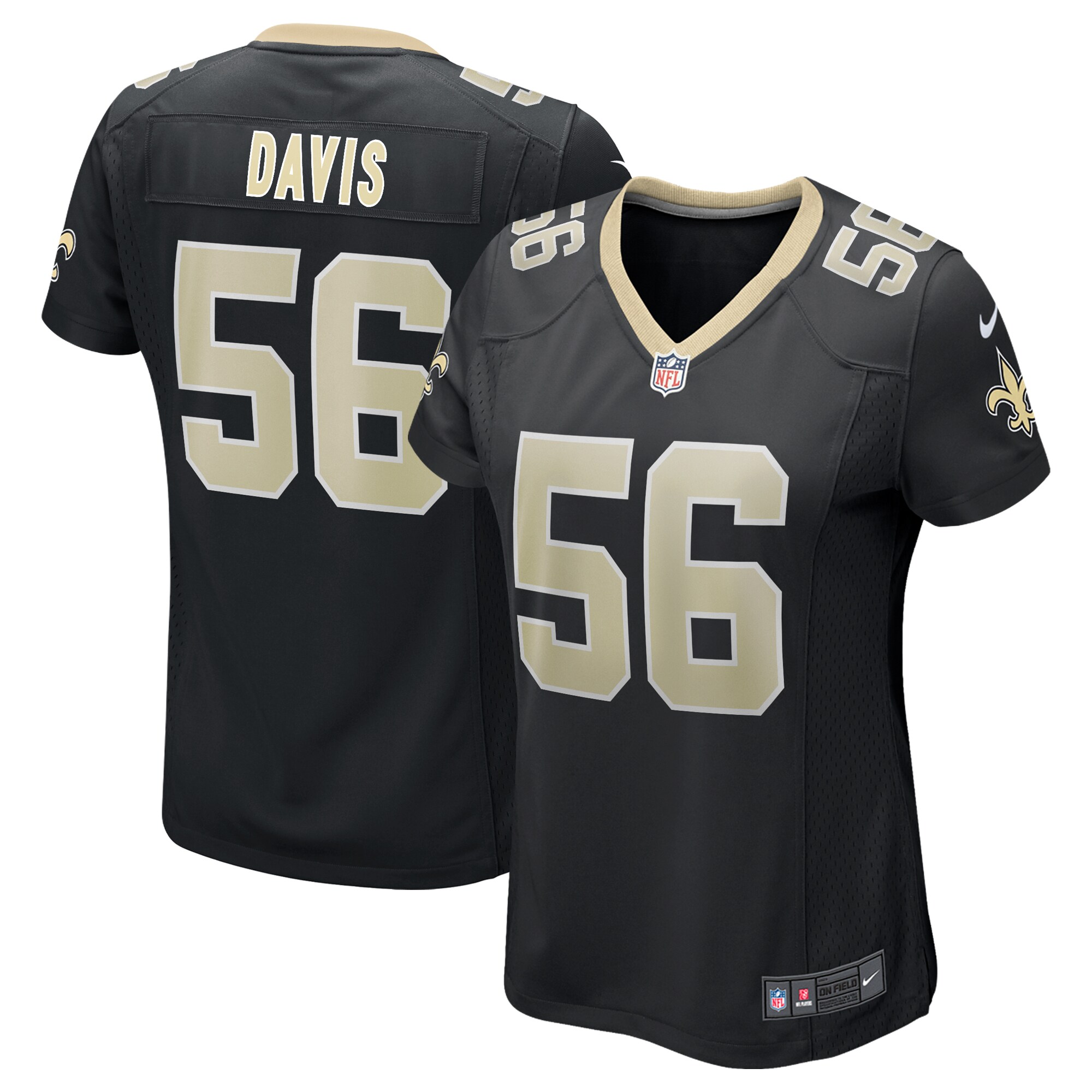 Demario Davis New Orleans Saints Nike Women's Game Jersey - Black