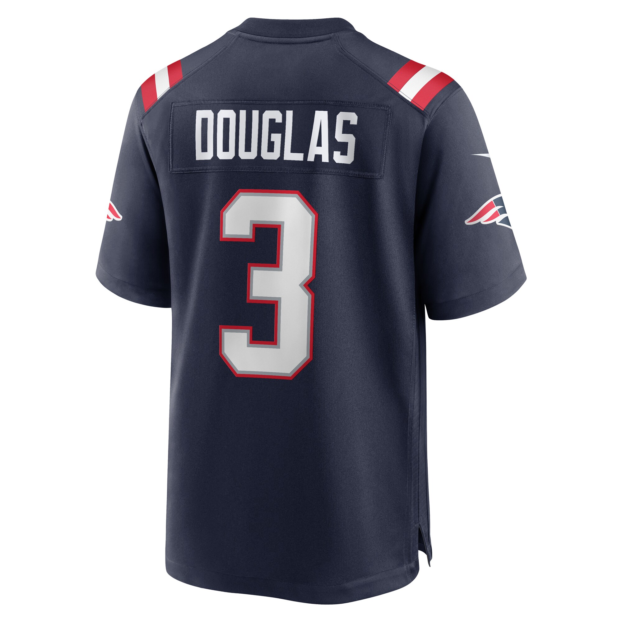 Demario Douglas New England Patriots Nike  Game Jersey -  Navy