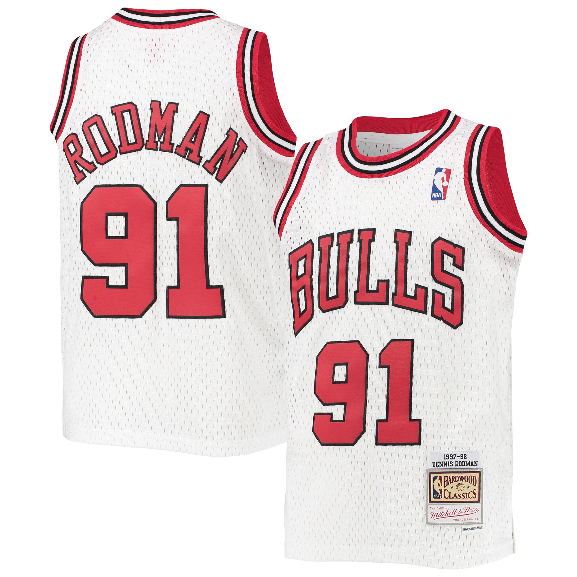 Mitchell Ness Rodman 1997 Jersey - Ultimate 1997/98 Bulls Swingman
