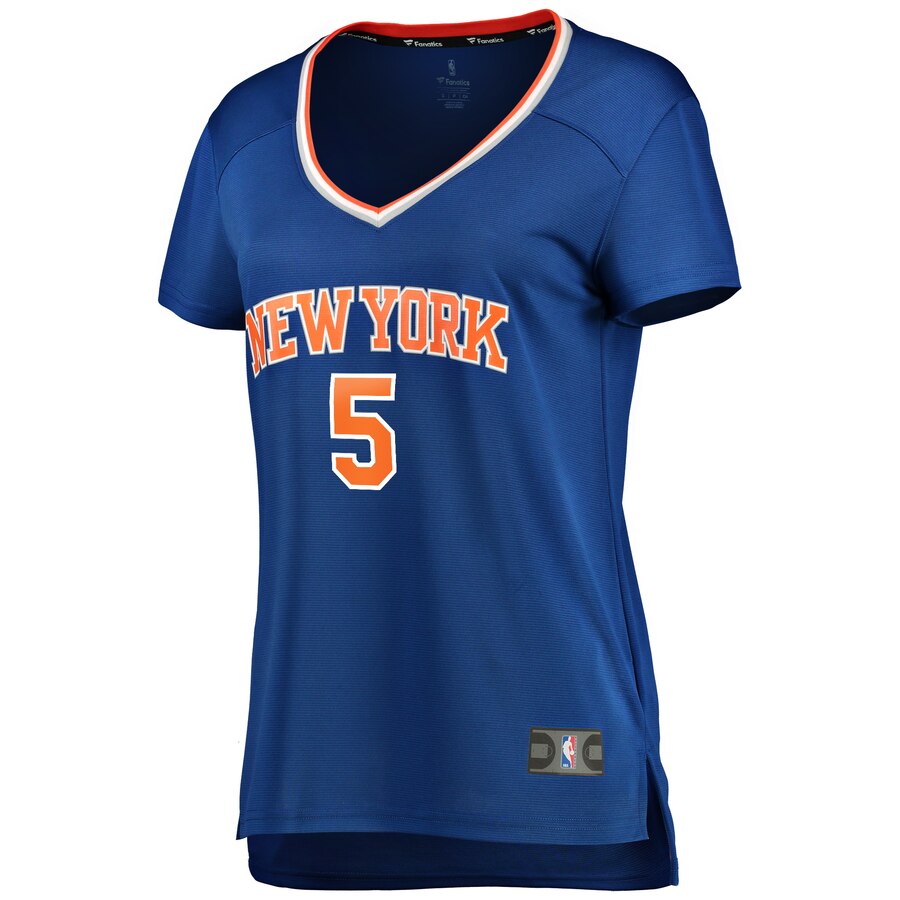 Fanatics Women's Knicks Jersey Blue - Ultimate Dennis Smith Jr. #5 Replica