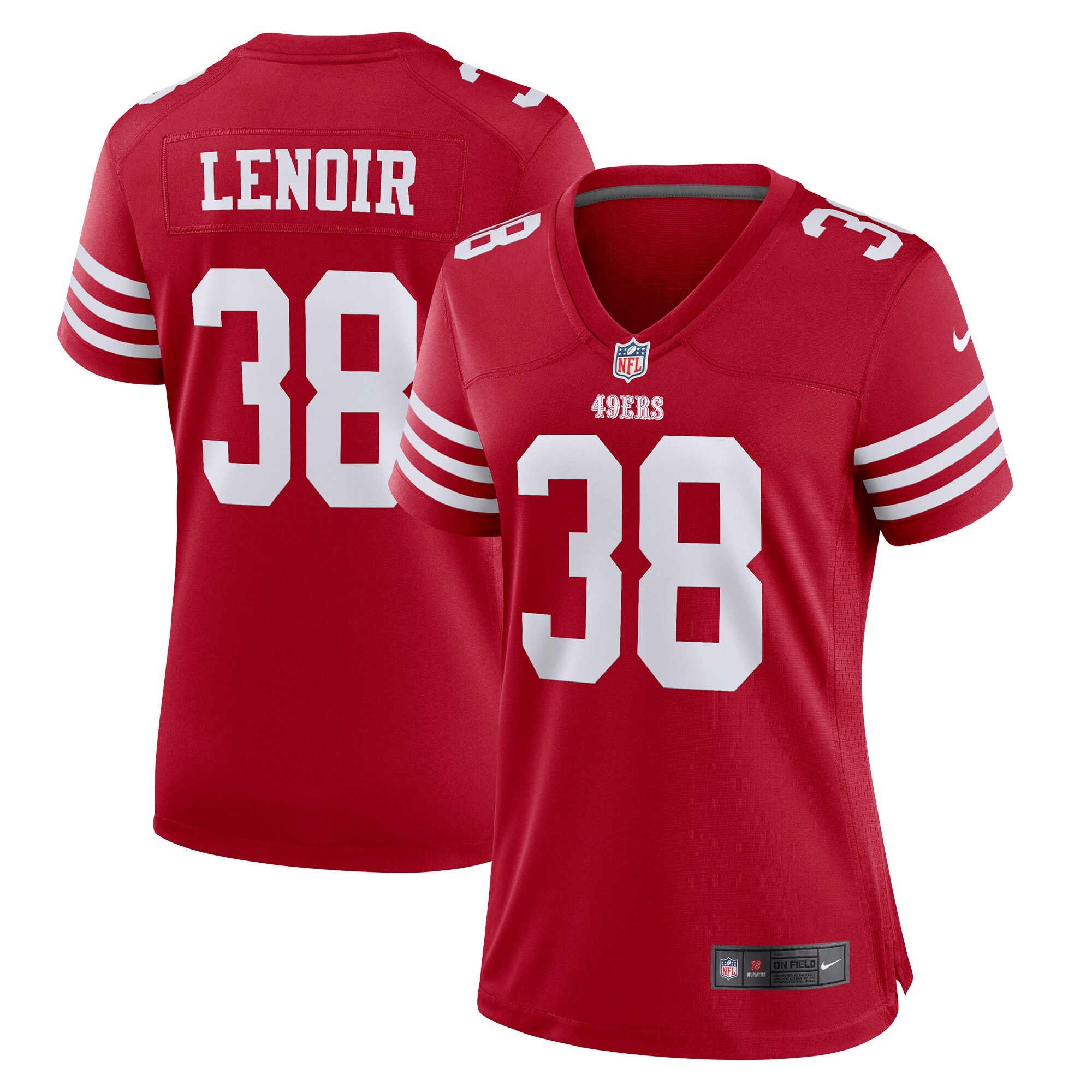 Deommodore Lenoir San Francisco  Nike Women's Game Player Jersey - Scarlet