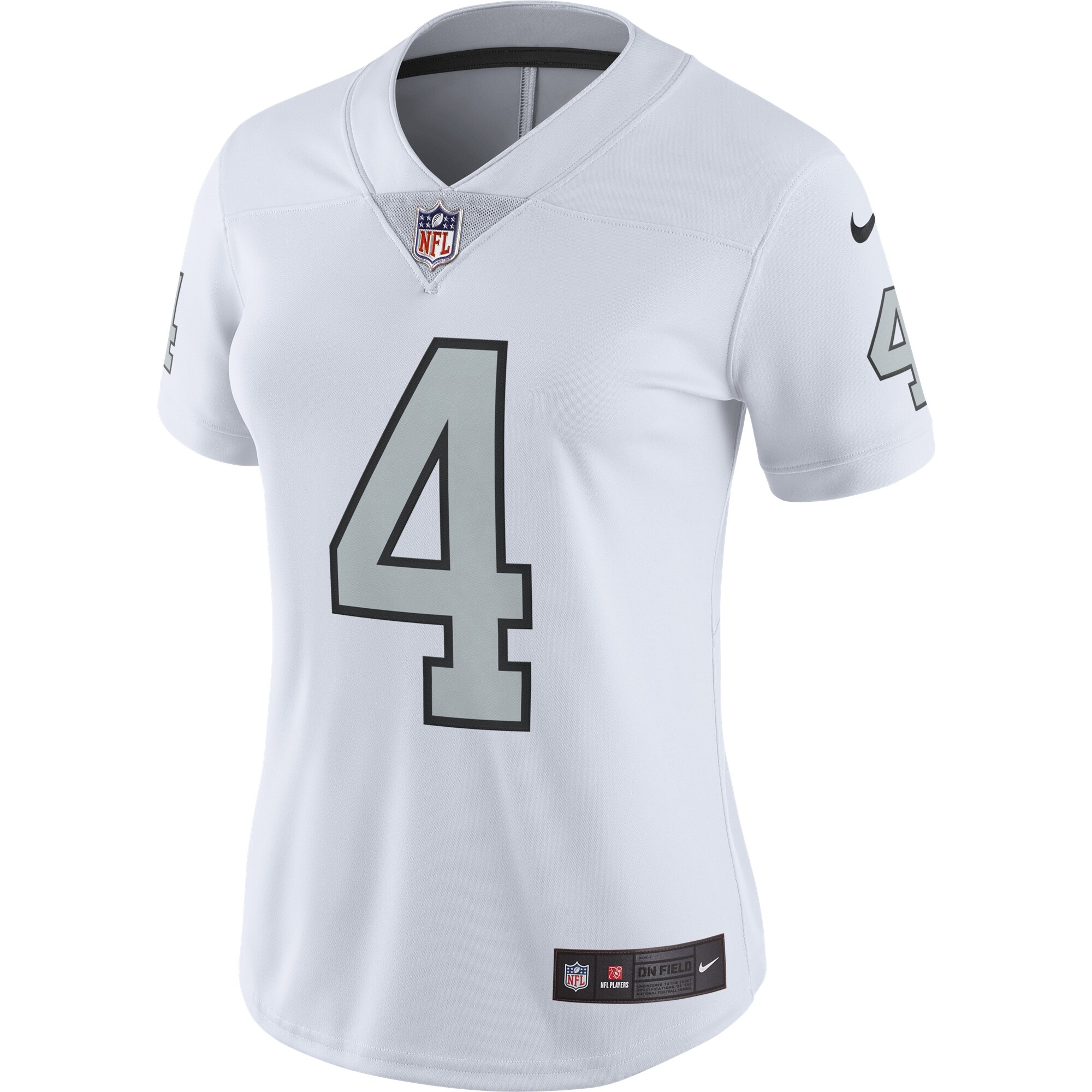 Derek Carr Las Vegas Raiders Nike Women’s Vapor Untouchable Color Rush Limited Player Jersey – White