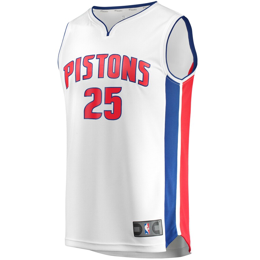 Fanatics Branded Derrick Rose Pistons Youth Jersey White - Ultimate 25 Edition