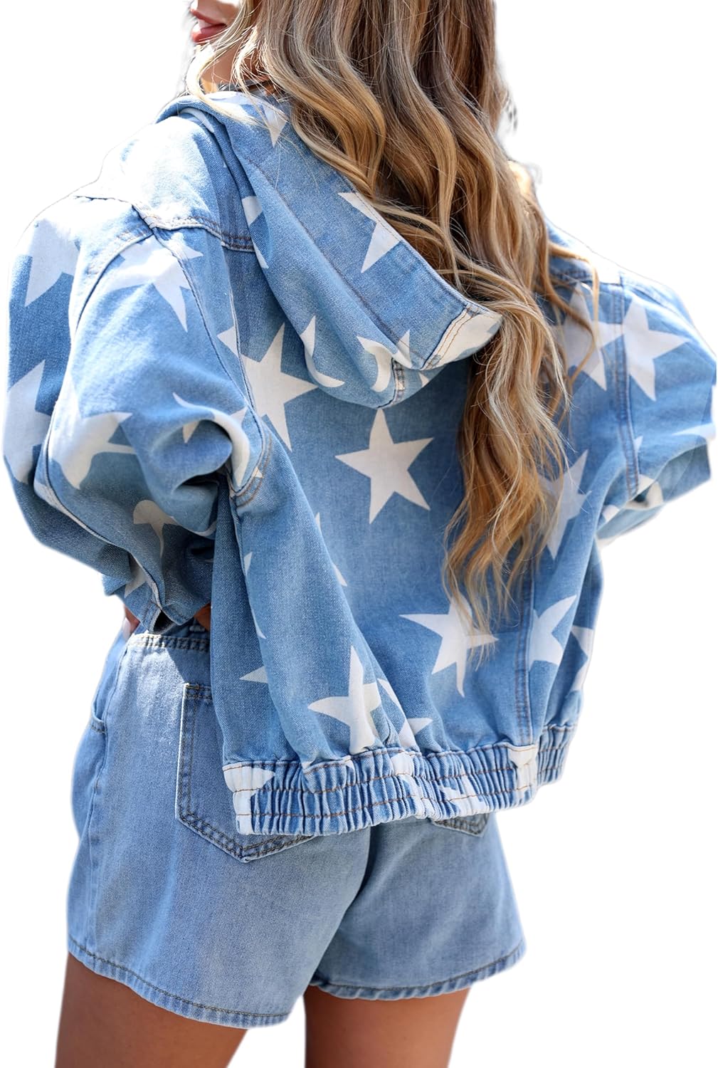 Deslimale Women’s Oversized Denim Jacket