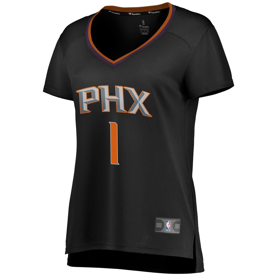 Fanatics Devin Booker Women's Black Jersey - Outstanding #1 Suns Fan Gear