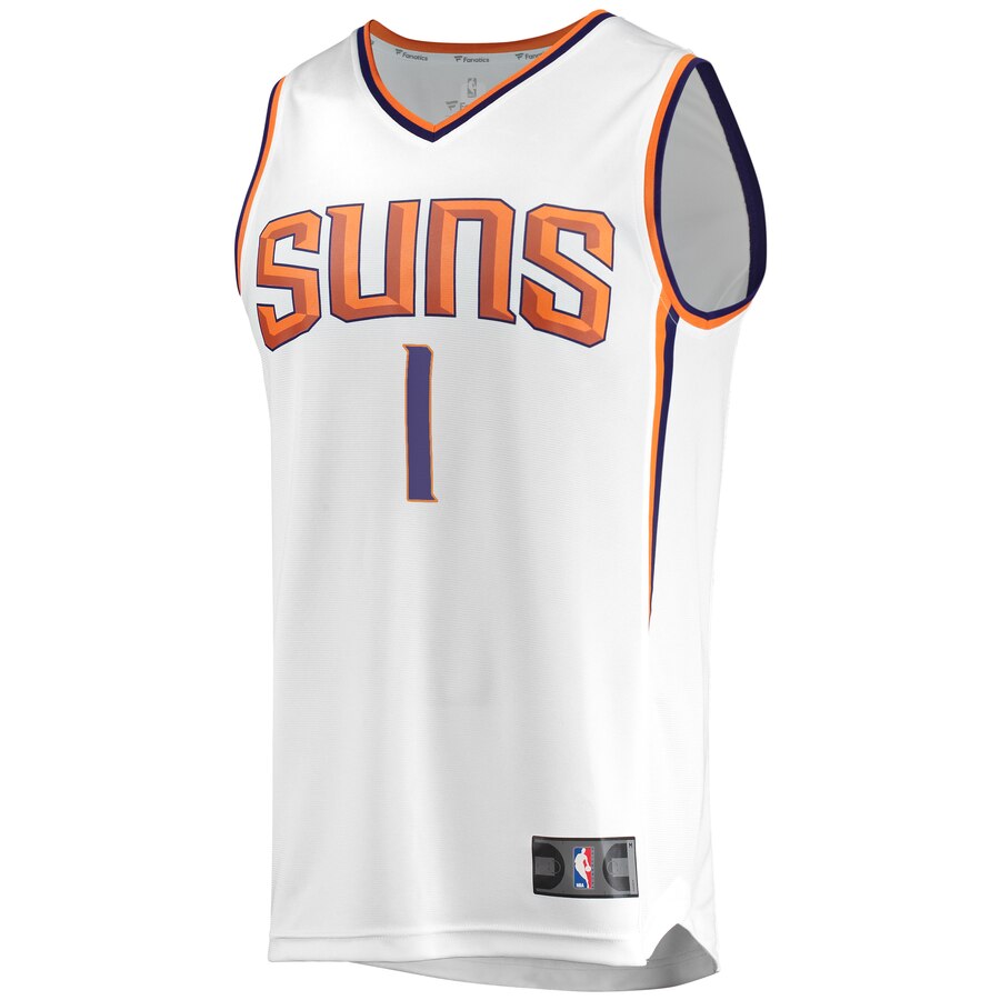 Exceptional Devin Booker Youth Suns #1 Jersey – Fanatics Branded 2024 Replica