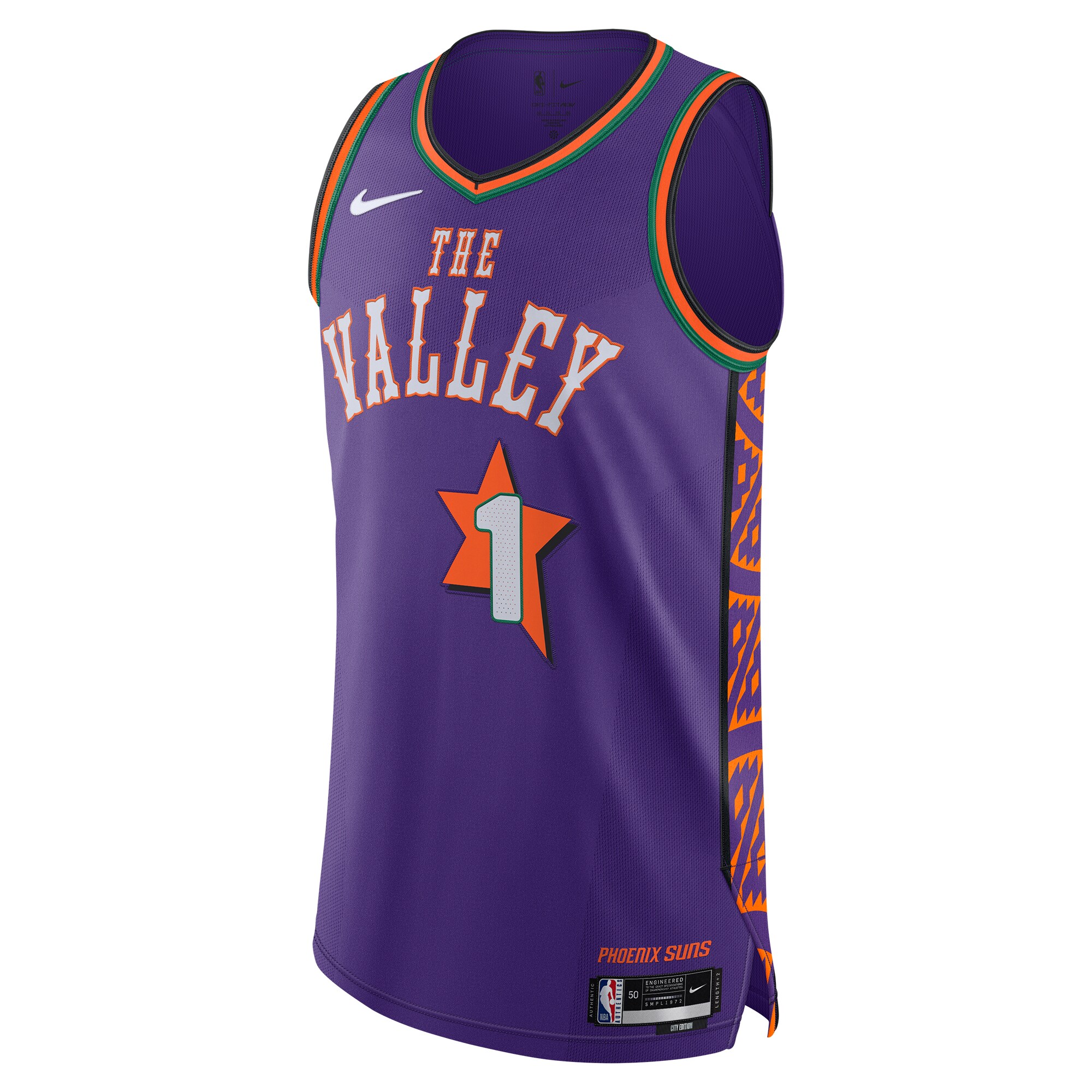 Devin Booker City Edition Jersey - Exclusive Nike Phoenix Suns Authentic #1