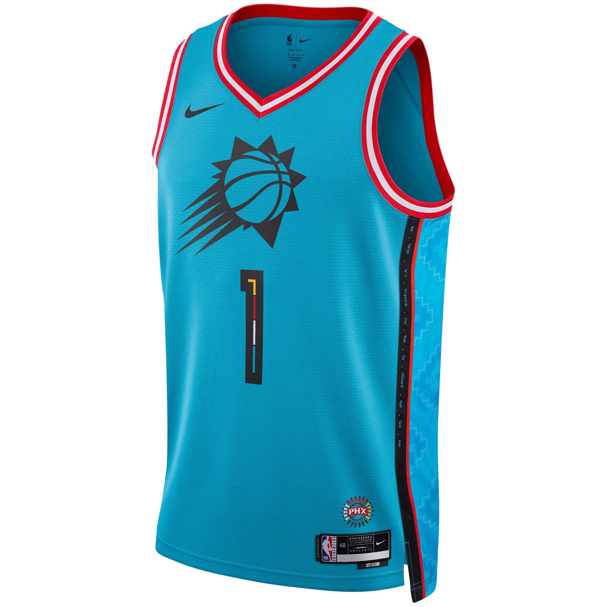 Devin Booker Phoenix Suns Nike Unisex 2022/23 Swingman Jersey – City Edition – Turquoise