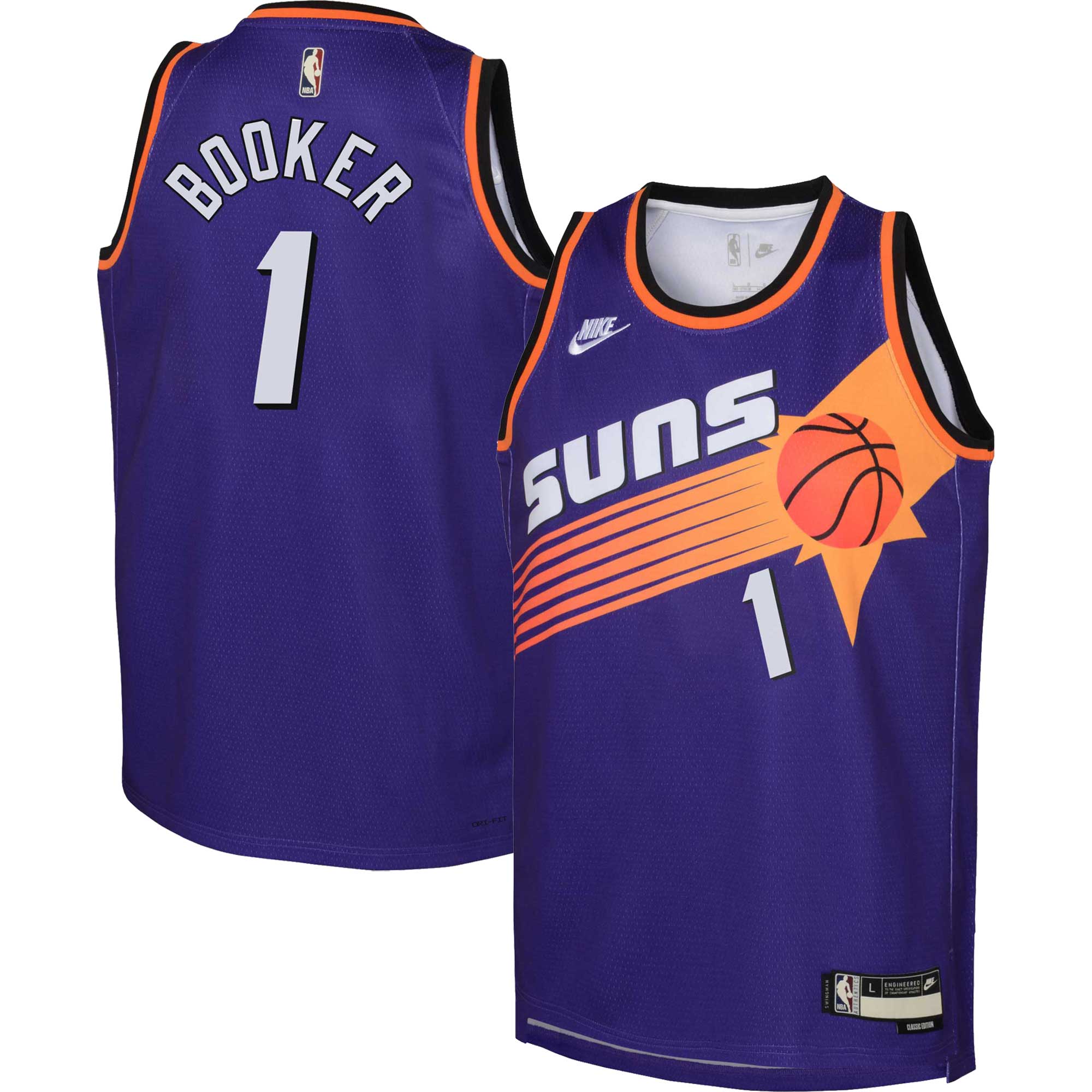 Devin Booker Youth Jersey Purple - Ultimate 2024 Suns Fan Gear