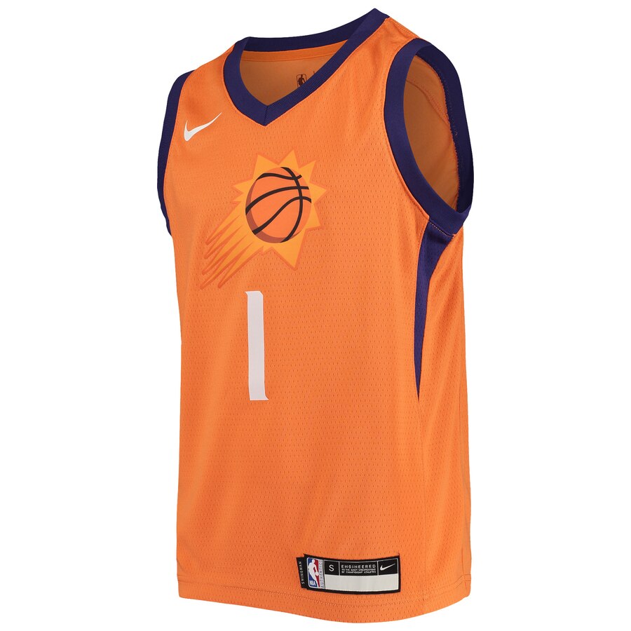 Nike Devin Booker Youth Swingman Jersey Orange - Ultimate #1 Fan Gear