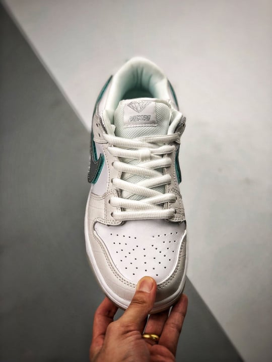 Diamond x Nike SB Dunk Low White