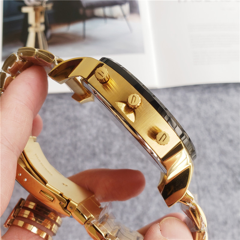 Alternative view of black Diesel Gold Chronograph - Diesel Gold Chronograph - Black Dial