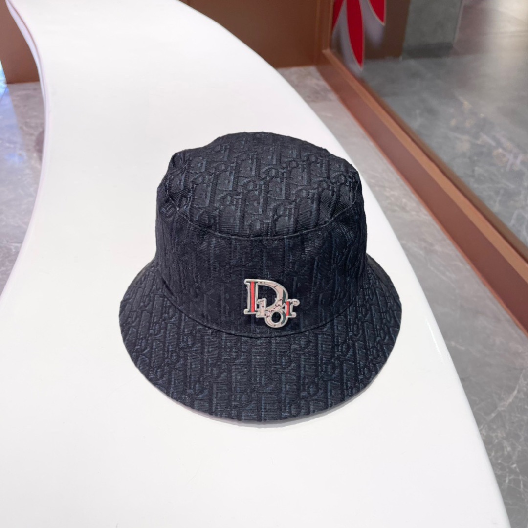 Dior Oblique Black Bucket Hat - Designer Hat