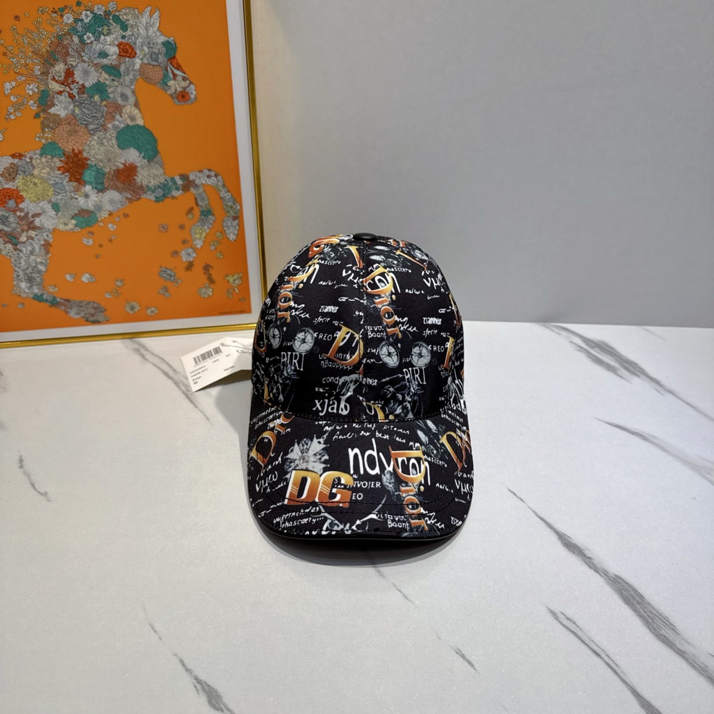 Dolce & Gabbana Graffiti Cap - Dolce & Gabbana Graffiti Print Cap