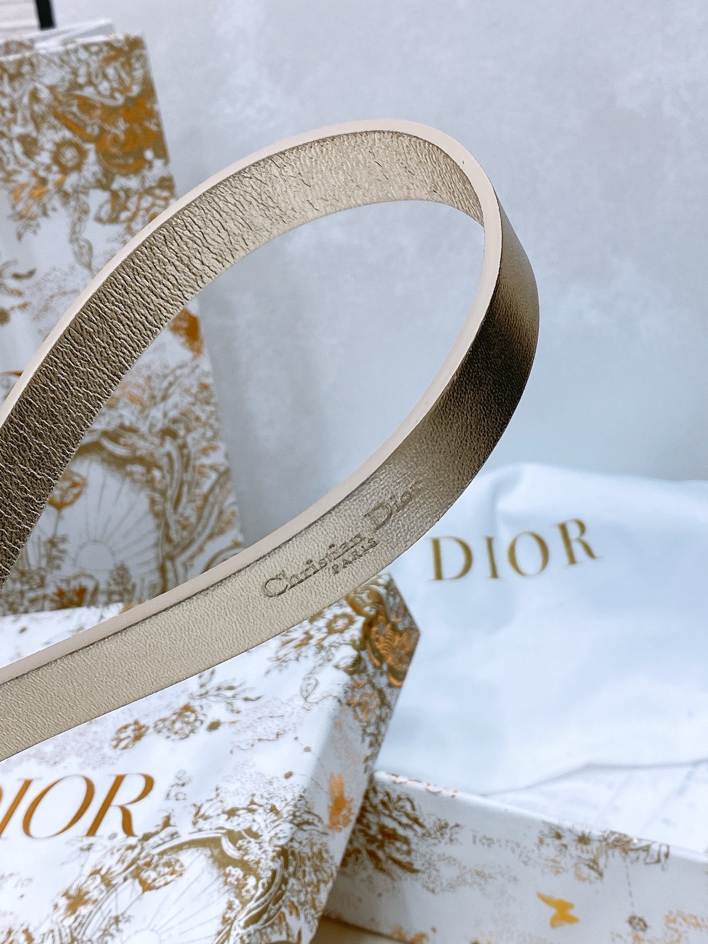 Dior Montaigne Leather Belt 2.0cm