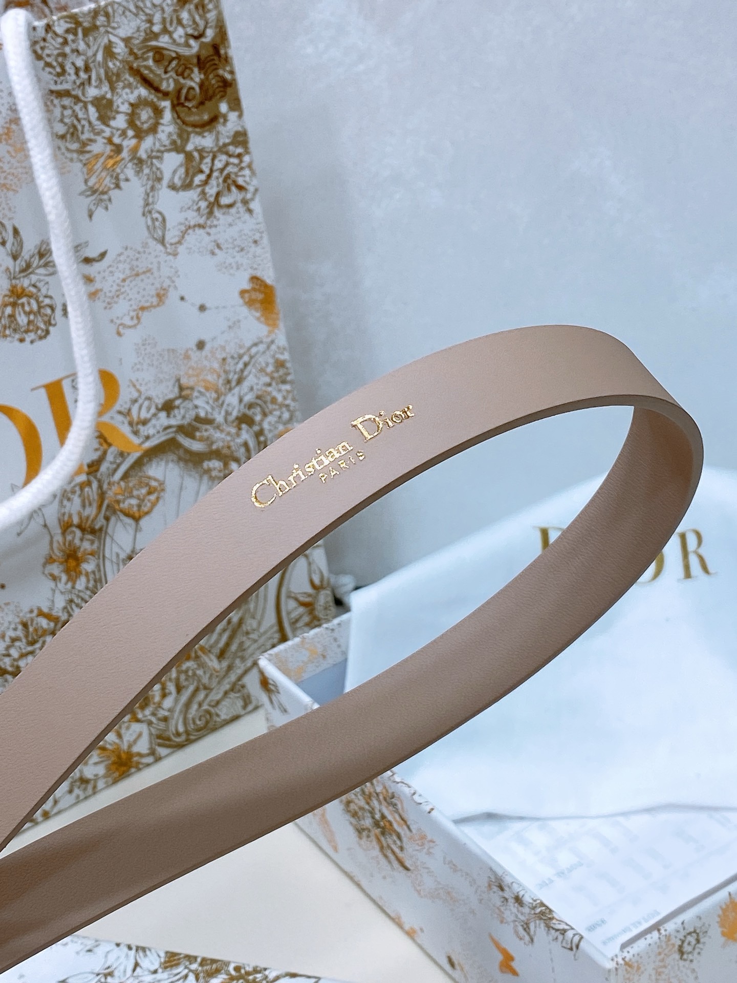 Dior Montaigne Leather Belt 2.0cm