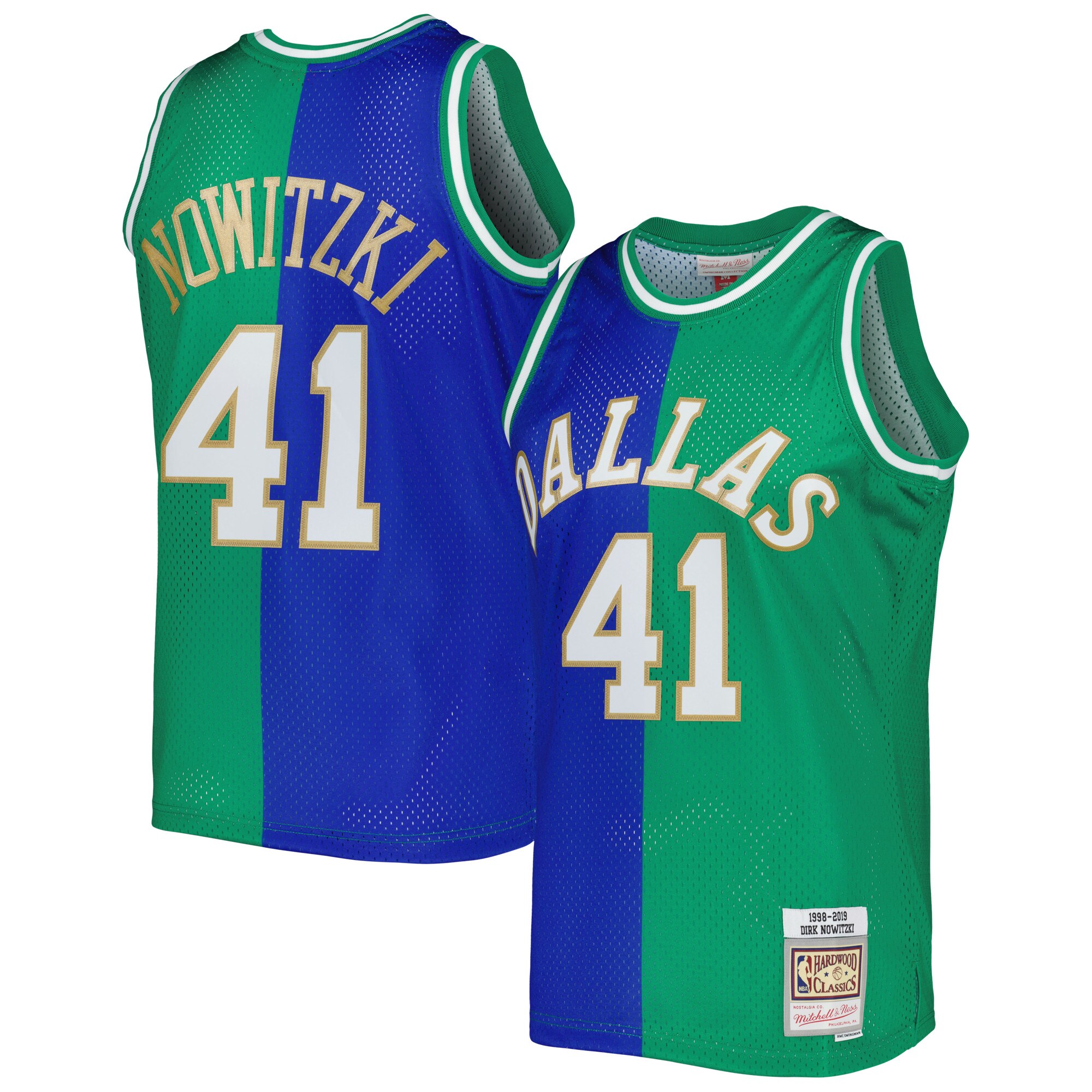 Dirk Nowitzki Split Swingman Jersey - Ultimate Dallas Mavericks 41 Fan Gear