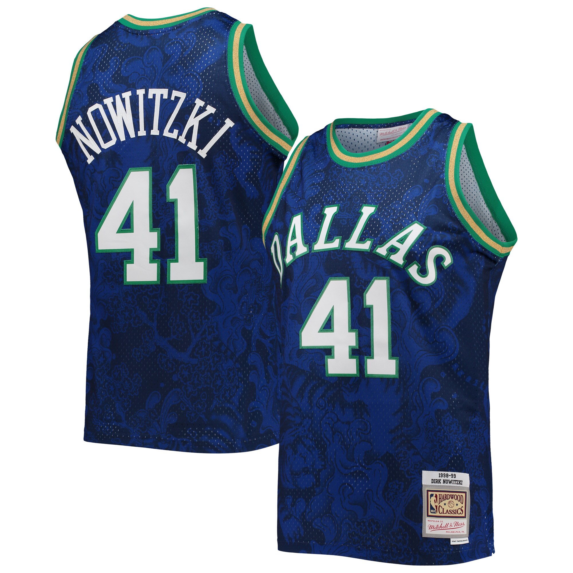 Mitchell & Ness Nowitzki Lunar New Year Jersey: Premium 1998/99 #41