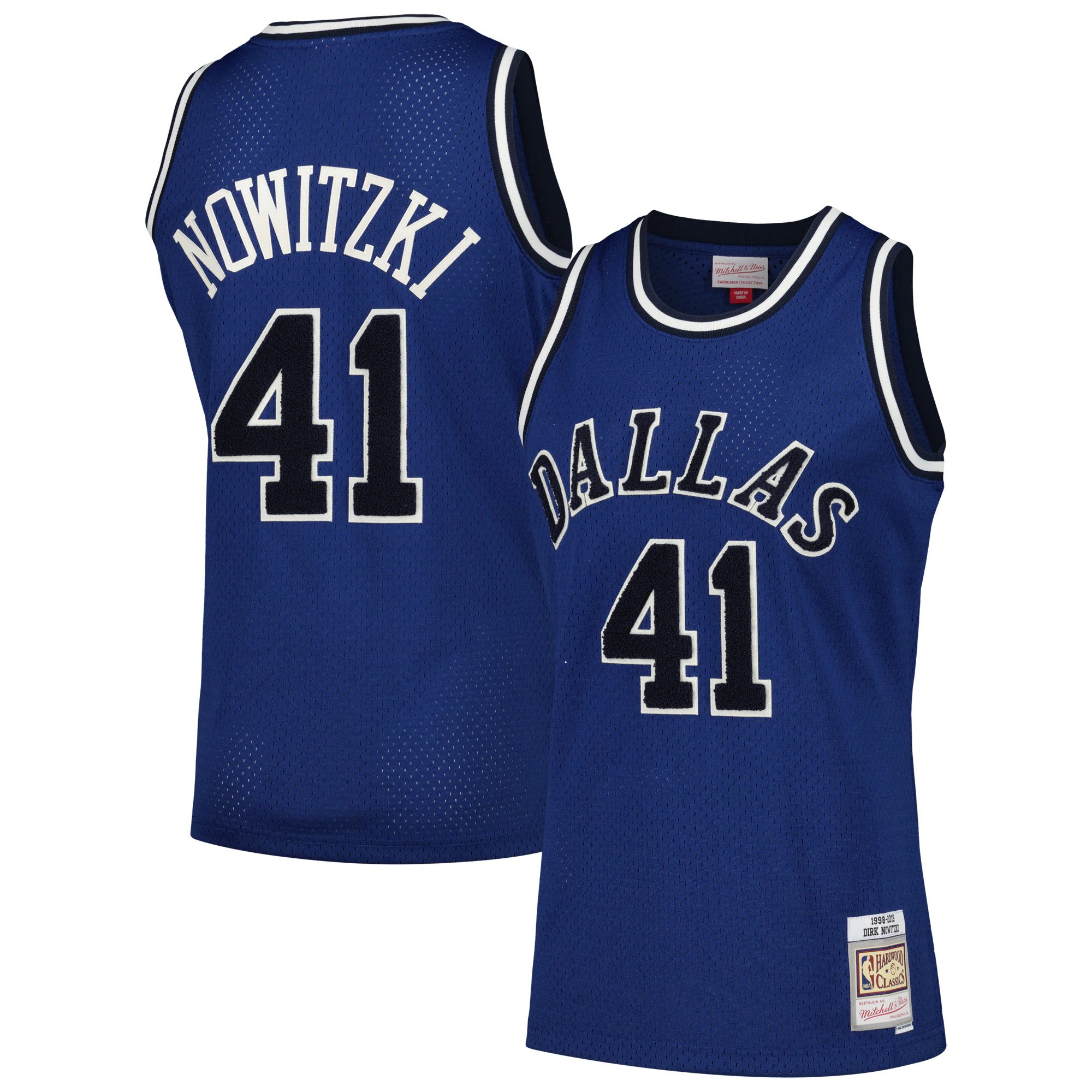 Mitchell Ness Dirk Nowitzki Jersey - Ultimate Dallas Mavericks #41 Swingman