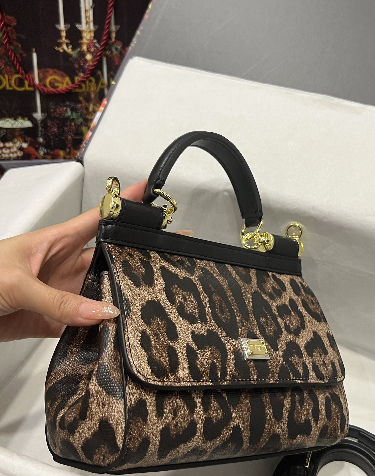 Dolce&Gabbana Sicily Small St. Dauphine Shoulder Bag