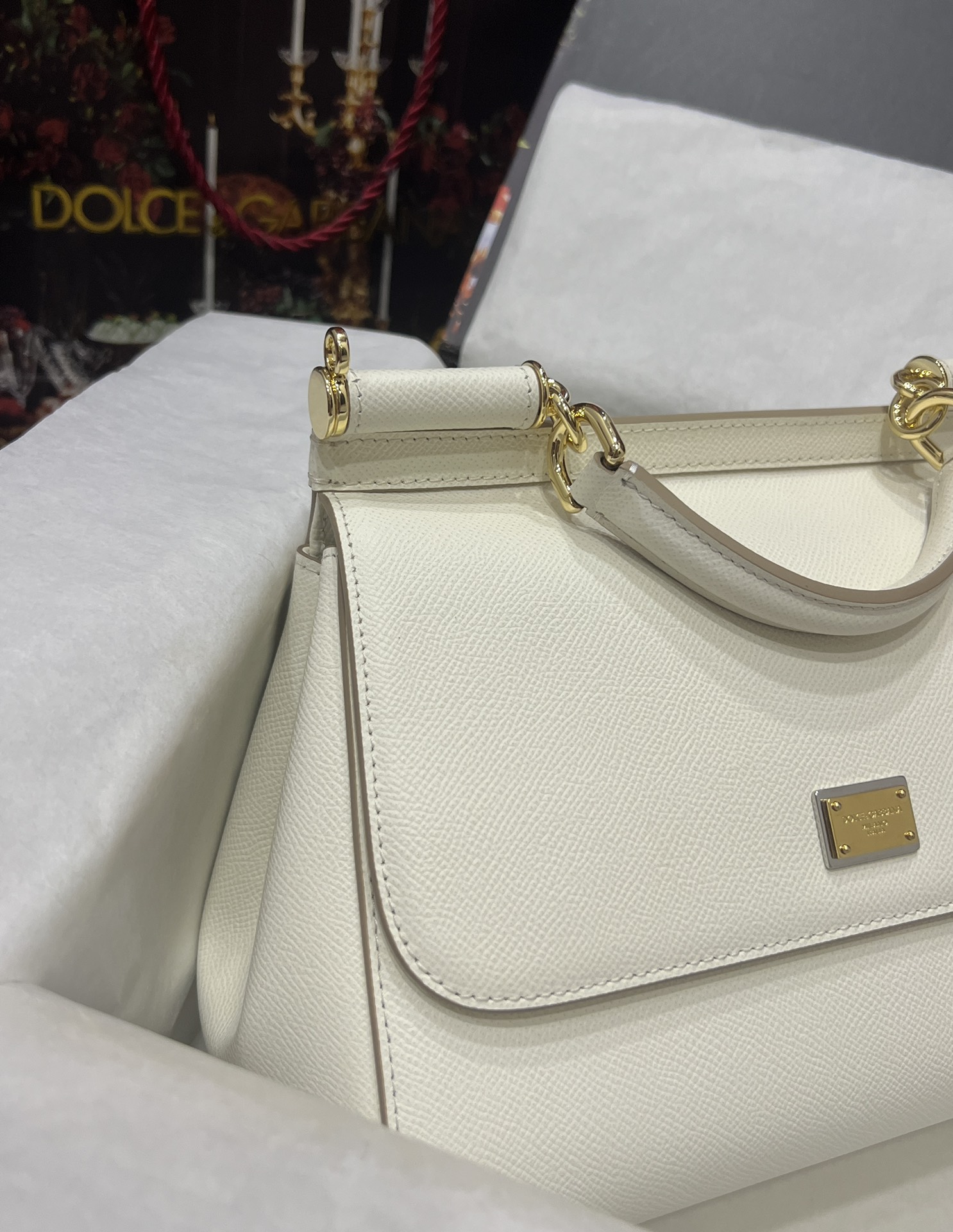 Dolce & Gabbana BORSA A MANO in WHITE for Women | Dolce&Gabbana