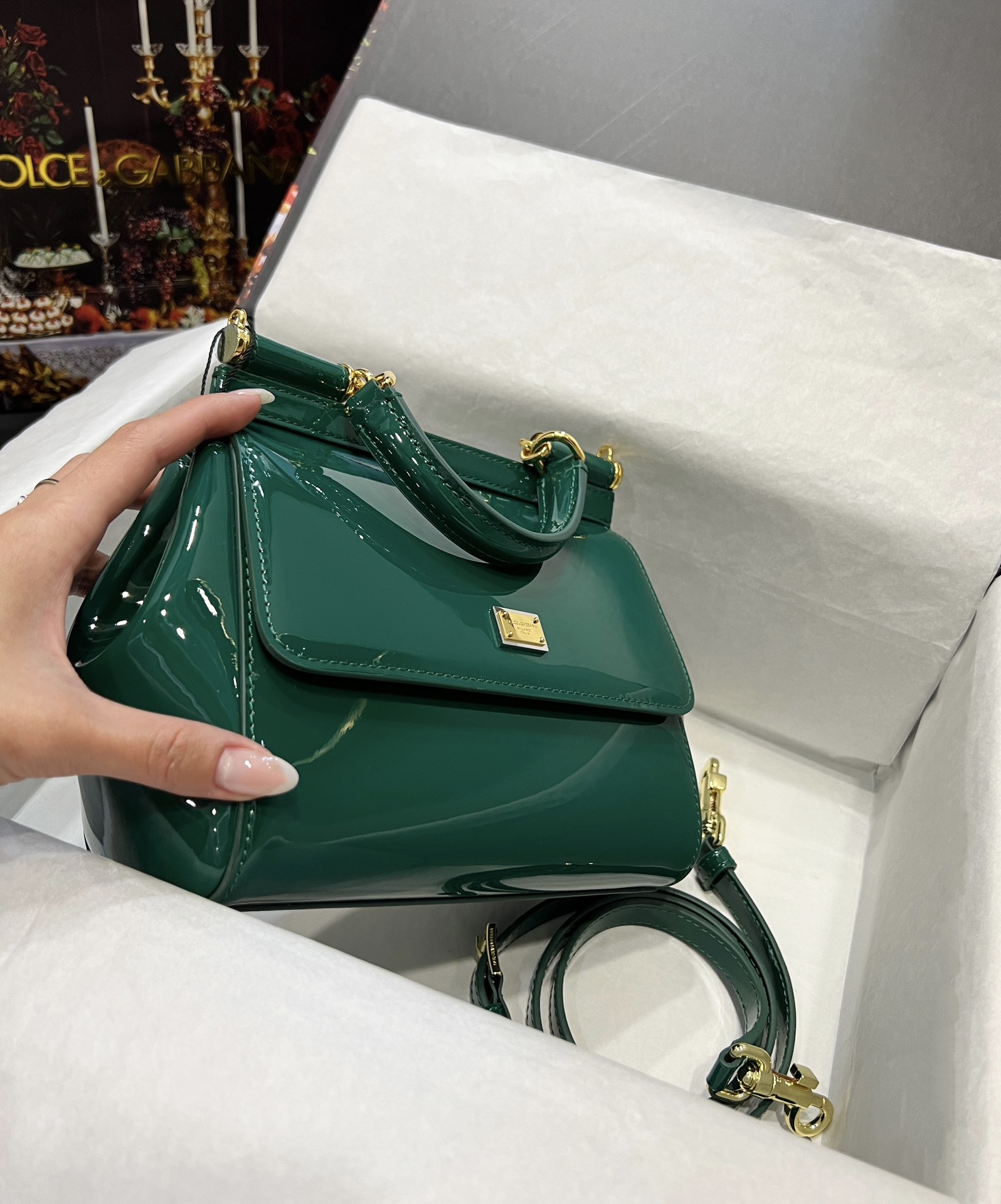 Dolce & Gabbana BORSASPALLA-TRACOLLA in Green for Women |