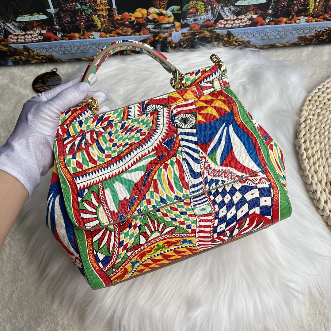 Dolce & Gabbana 'carretto Psychedelic' Large Shopping