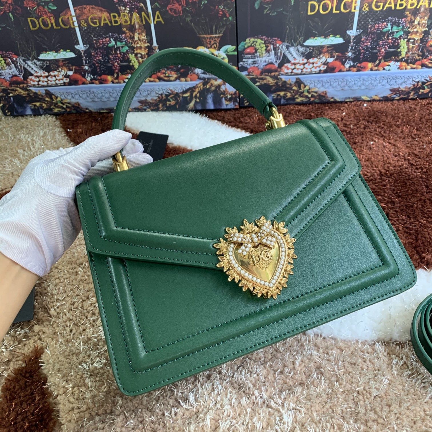 Dolce & Gabbana D&G Devotion Logo Heart Bag | eBay